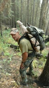 Packing out elk with Stone Glacier Pack