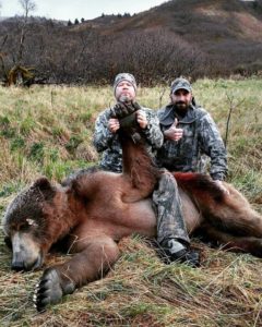 Giant Kodiak Brown Bear taken by SAS Hunter